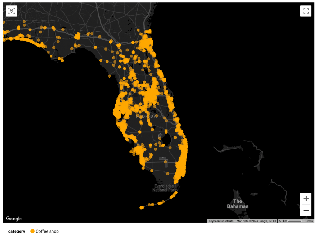 coffee shops in florida