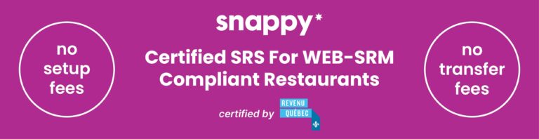 web-srm quebec restaurants