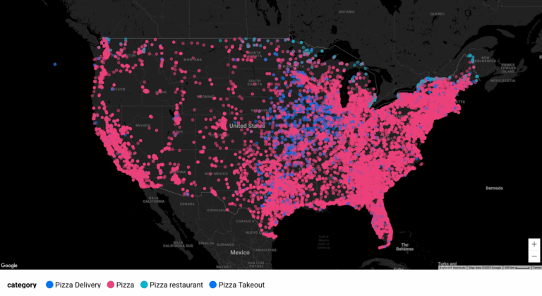 how many pizza restaurants are in us