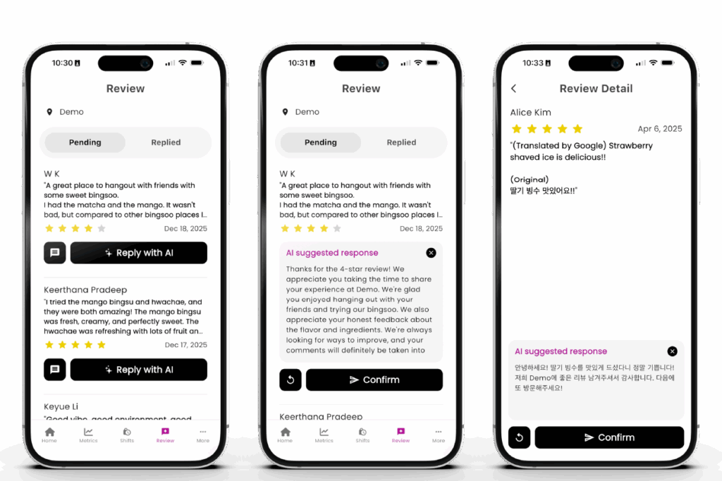 how to respond to reviews as restaurant operator