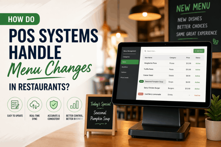 How Do POS Systems Handle Menu Changes In Restaurants