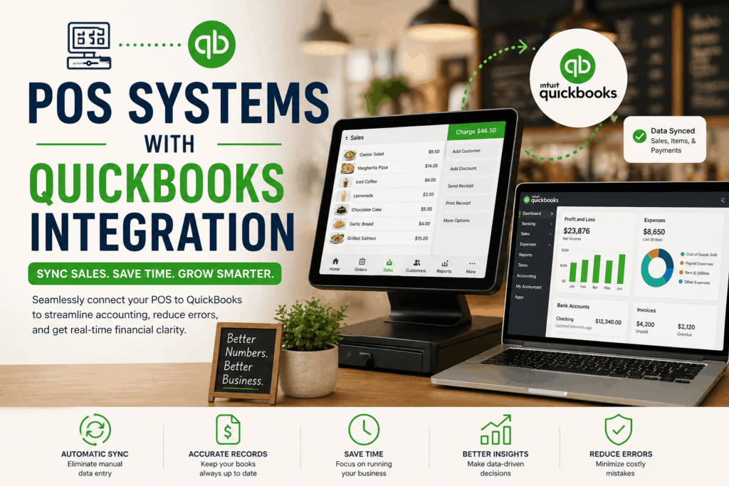 Restaurant POS Systems With QuickBooks Integration