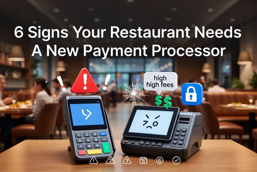 signs your restaurant needs a new payment processor