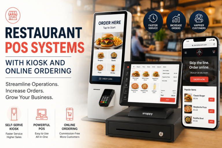 Restaurant POS Systems with Kiosk and Online Ordering