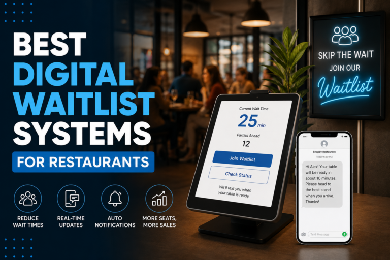 best digital waitlist systems for restaurants