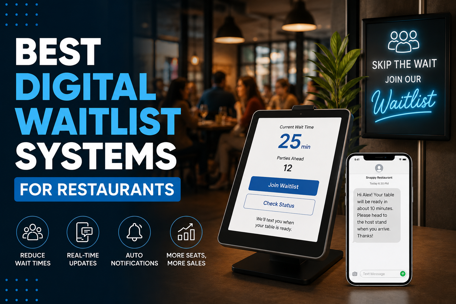 best digital waitlist systems for restaurants