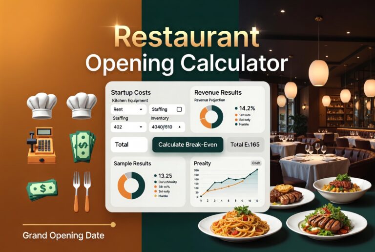 restaurant opening calculator