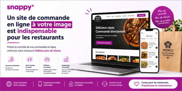Pourquoi un site web de commande en ligne de marque est indispensable pour les restaurants​