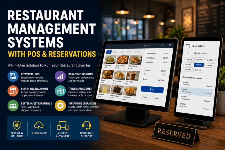 restaurant management systems with pos and reservations