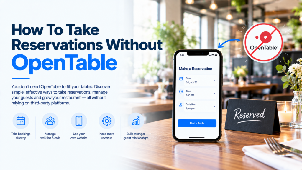 How To Take Reservations Without OpenTable