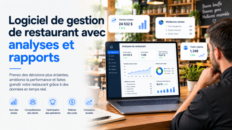Logiciel de gestion de restaurant avec analyses et rapports