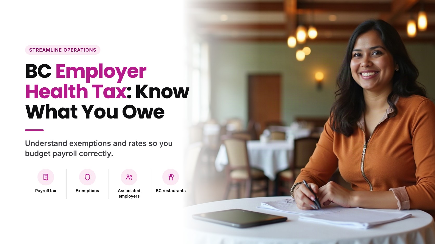 The BC Employer Health Tax: What Surrey and Vancouver Restaurant Owners Actually Owe in 2026