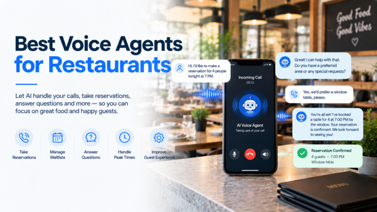 best voice agents for restaurants