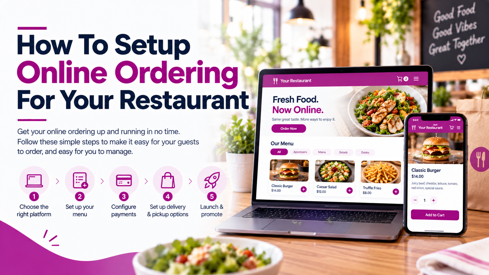 how to setup online ordering for your restaurant