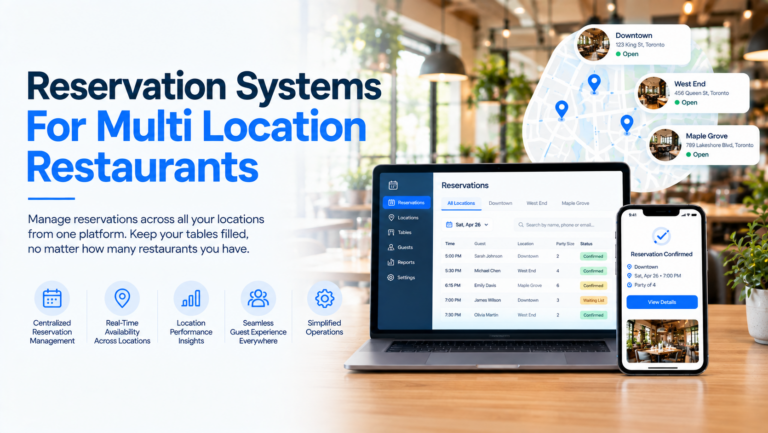 reservation system for multi location restaurants