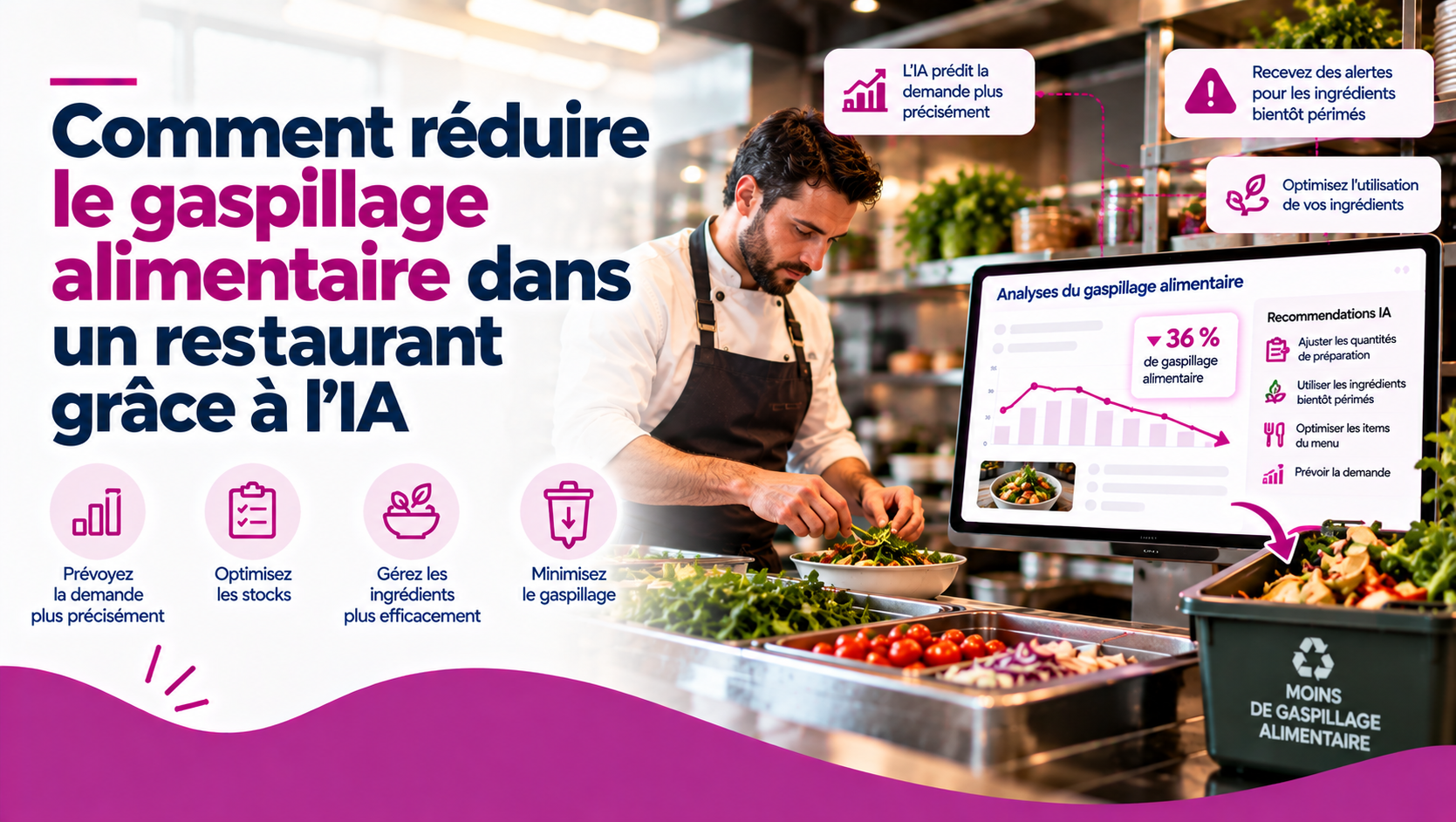 AI contre le gaspillage en cuisine