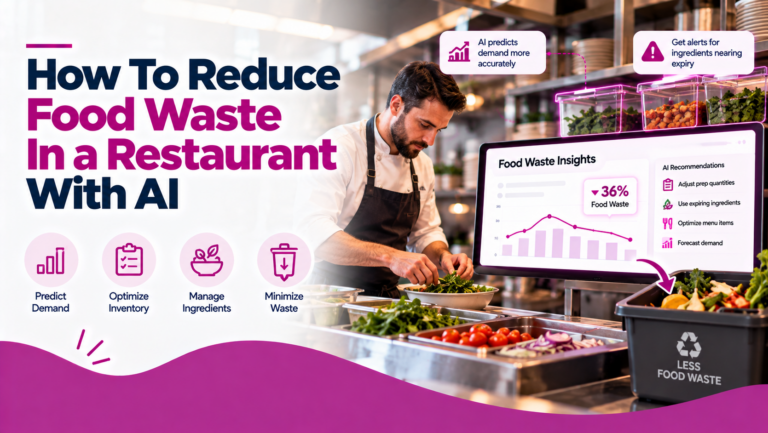 how to reduce food waste in a restaurant with ai
